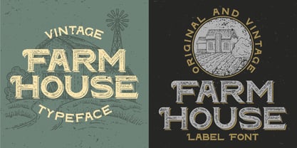 Farm House Font Poster 3