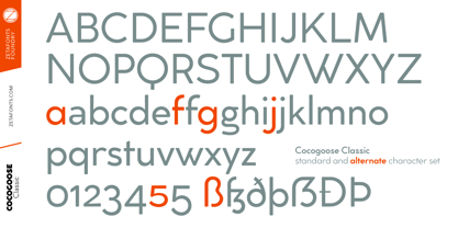 Cocogoose Classic Font Poster 9