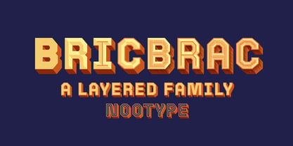 Bricbrac Font Poster 1