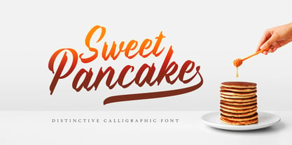 Sweet Pancake Font Poster 10