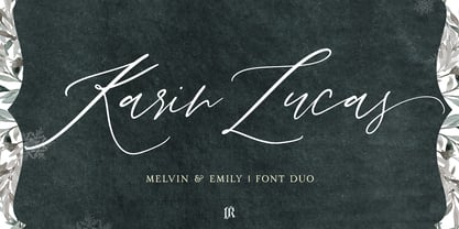 Melvin and Emily Font Poster 4