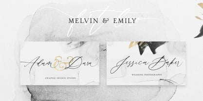Melvin and Emily Font Poster 5