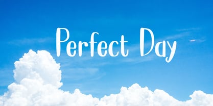 Perfect Day Font Poster 5