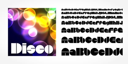 Disco Font Poster 1