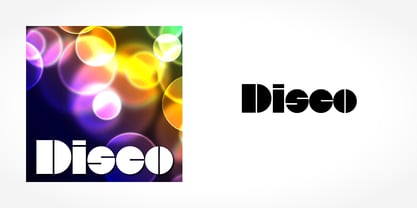 Disco Font Poster 5