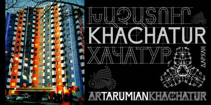 ArTarumianKhachatur Font Poster 2