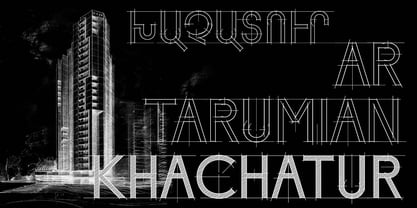 ArTarumianKhachatur Font Poster 5