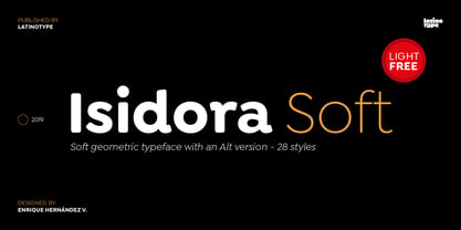 Isidora Soft Font Poster 2