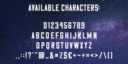 Cosmic Lager Font Poster 2