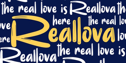 Reallova Font Poster 1