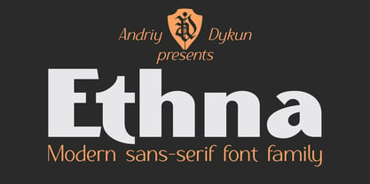Ethna Font Poster 1