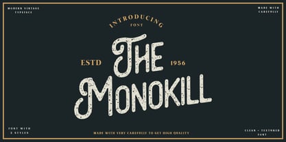 The Monokill Font Poster 7
