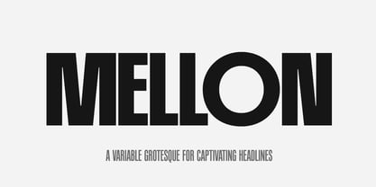 PF Mellon Font Poster 1