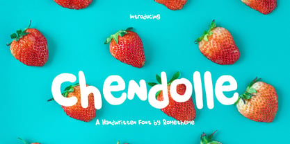 Chendolle Font Poster 1