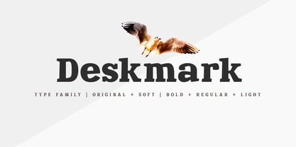 Deskmark Pro Slab Fuente Póster 1