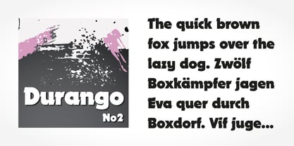 Durango No2 Font Poster 2