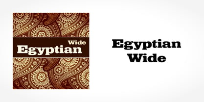 Egyptian Wide Fuente Póster 5