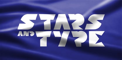Stars And Type Font Poster 6
