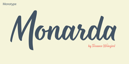 Monarda Font Poster 5