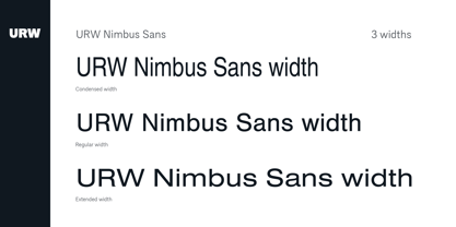 Nimbus Sans Police Poster 4