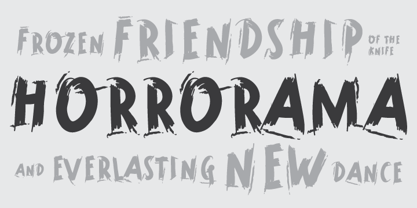 Horrorama Font Poster 1