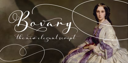 Bovary Font Poster 13