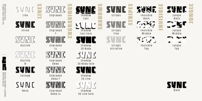 Sync Font Poster 15