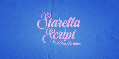 Starella Script Font Poster 3