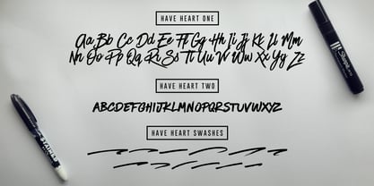 Have Heart Font Poster 6