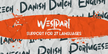 Westpart Font Poster 3