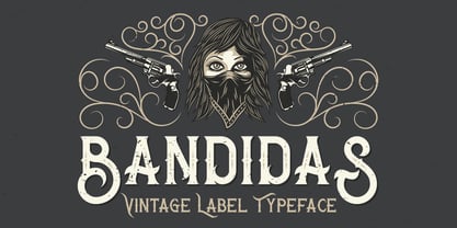 Bandidas Font Poster 8