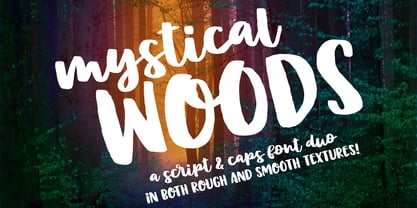 Mystical Woods Font Poster 6