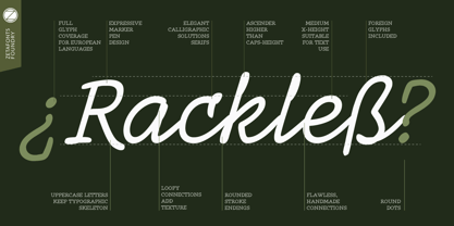 Radcliffe Hand Font Poster 6