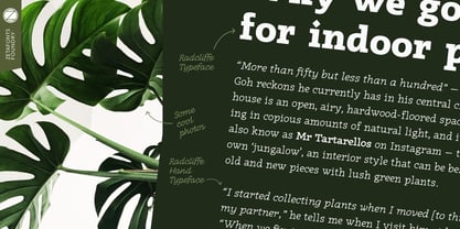 Radcliffe Hand Font Poster 2
