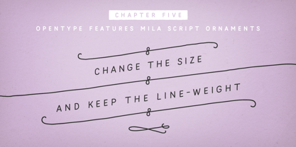 Mila Script Pro Font Poster 35