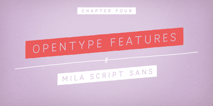 Mila Script Pro Font Poster 31