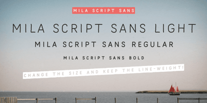 Mila Script Pro Font Poster 6