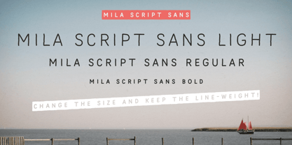 Mila Script Pro Fuente Póster 6