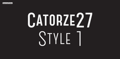 Catorze27 Style 1 Fuente Póster 1