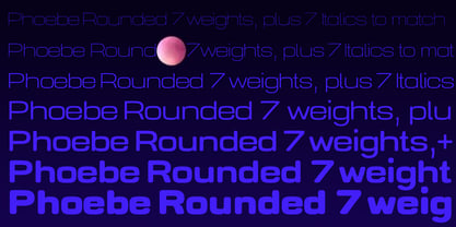 Phoebe Rounded Font Poster 7