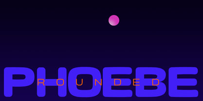 Phoebe Rounded Fuente Póster 8