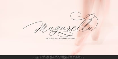 Magarella Script Font Poster 1
