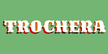 Trochera Font Poster 1