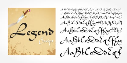 Legend Script Font Poster 1