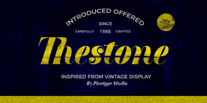 Thestone Font Poster 9