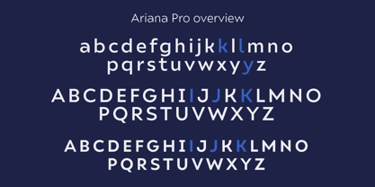 Ariana Pro Fuente Póster 9