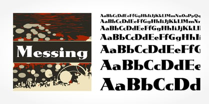 Messing Font Poster 1
