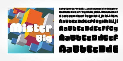 Mister Big Font Poster 1