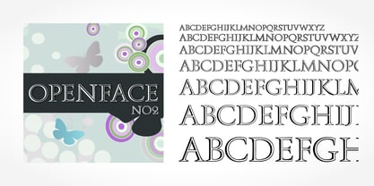 Openface No2 Font Poster 1