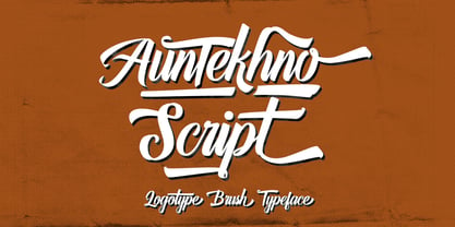 Auntekhno Script Fuente Póster 10